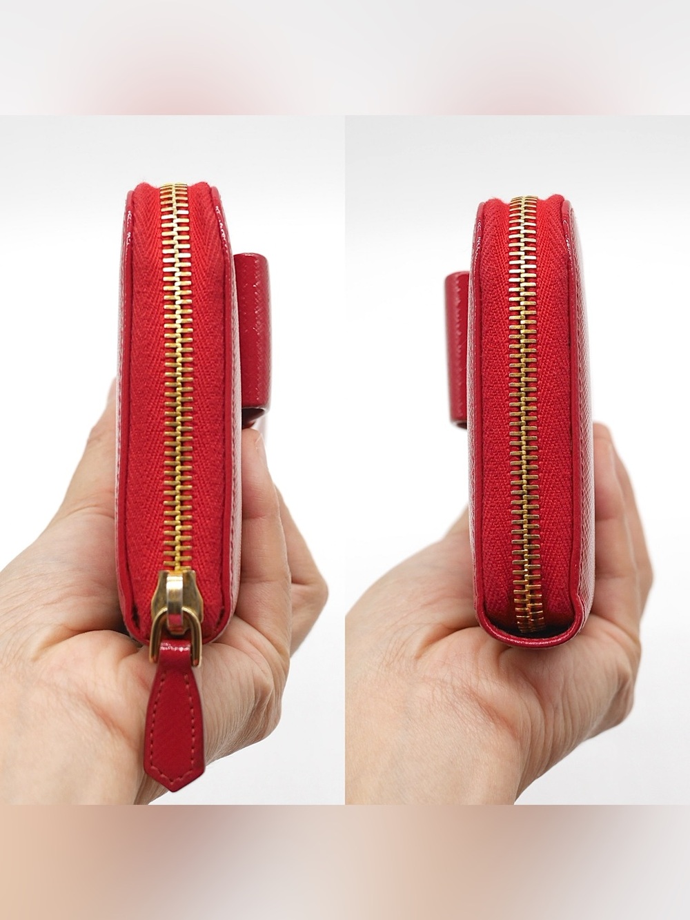 🍓PRADA Saffiano Red Wallet - Picture 10 of 13